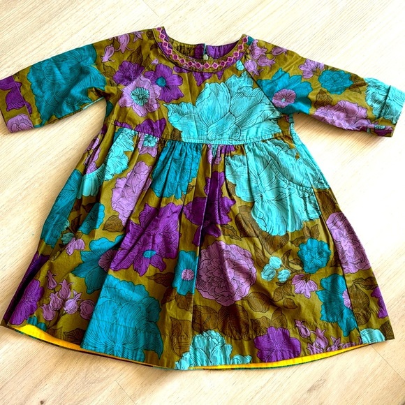Pink Chicken Other - Pink Chicken autumn floral dress size 2Y